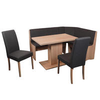 ECKBANKGRUPPE in Holzwerkstoff, Textil Sonoma Eiche, Anthrazit  - Anthrazit/Sonoma Eiche, KONVENTIONELL, Holz/Holzwerkstoff (125/165/89cm) - MID.YOU