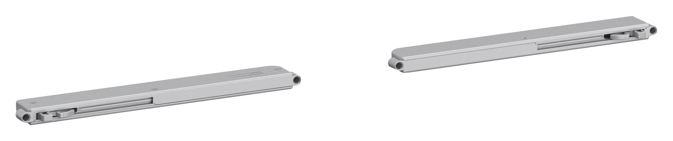 Carryhome TLUMIČ DOVÍRÁNÍ, barvy stříbra, 27/2/5 cm