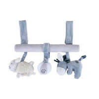 MOBIL TILL BABYSKYDD  - vit/cremefärgad, Basics, textil (28cm) - Patinio