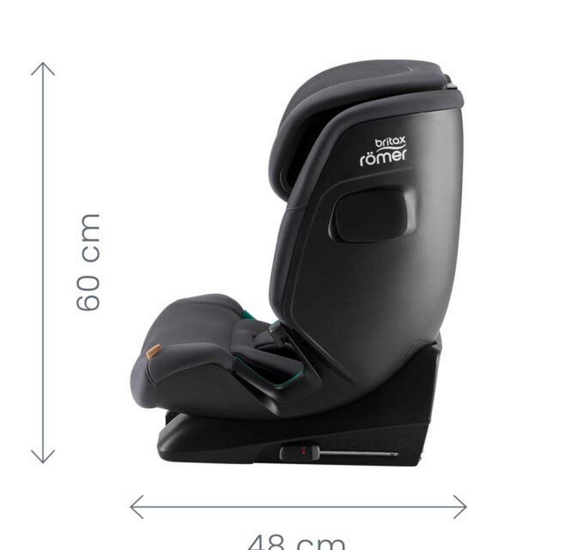 KINDERAUTOSITZ Advansafix Pro  - Schwarz, Basics, Kunststoff/Textil (44/60/48cm) - Britax Römer