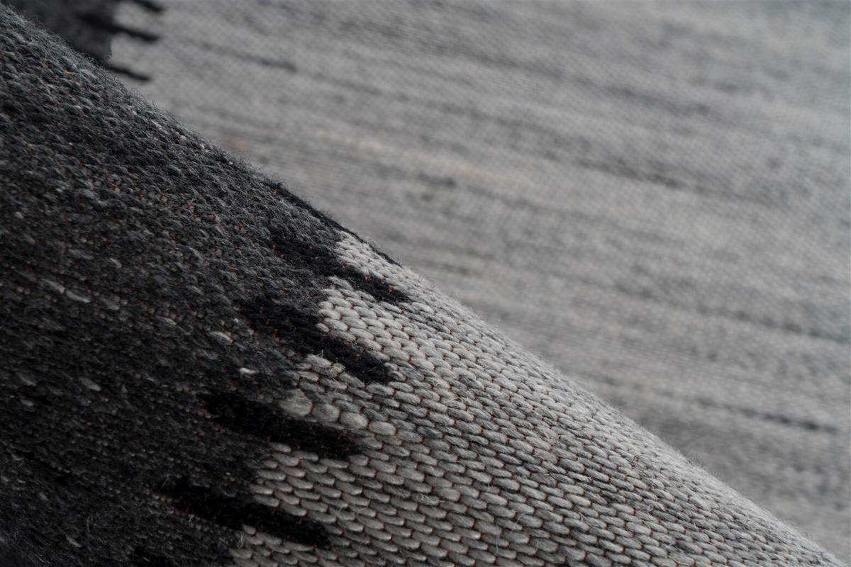 FLACHWEBETEPPICH 200/290 cm Phoenix 310 Grau / Anthrazit Anthrazit, Grau  - Anthrazit/Grau, KONVENTIONELL, Textil (200/290cm)