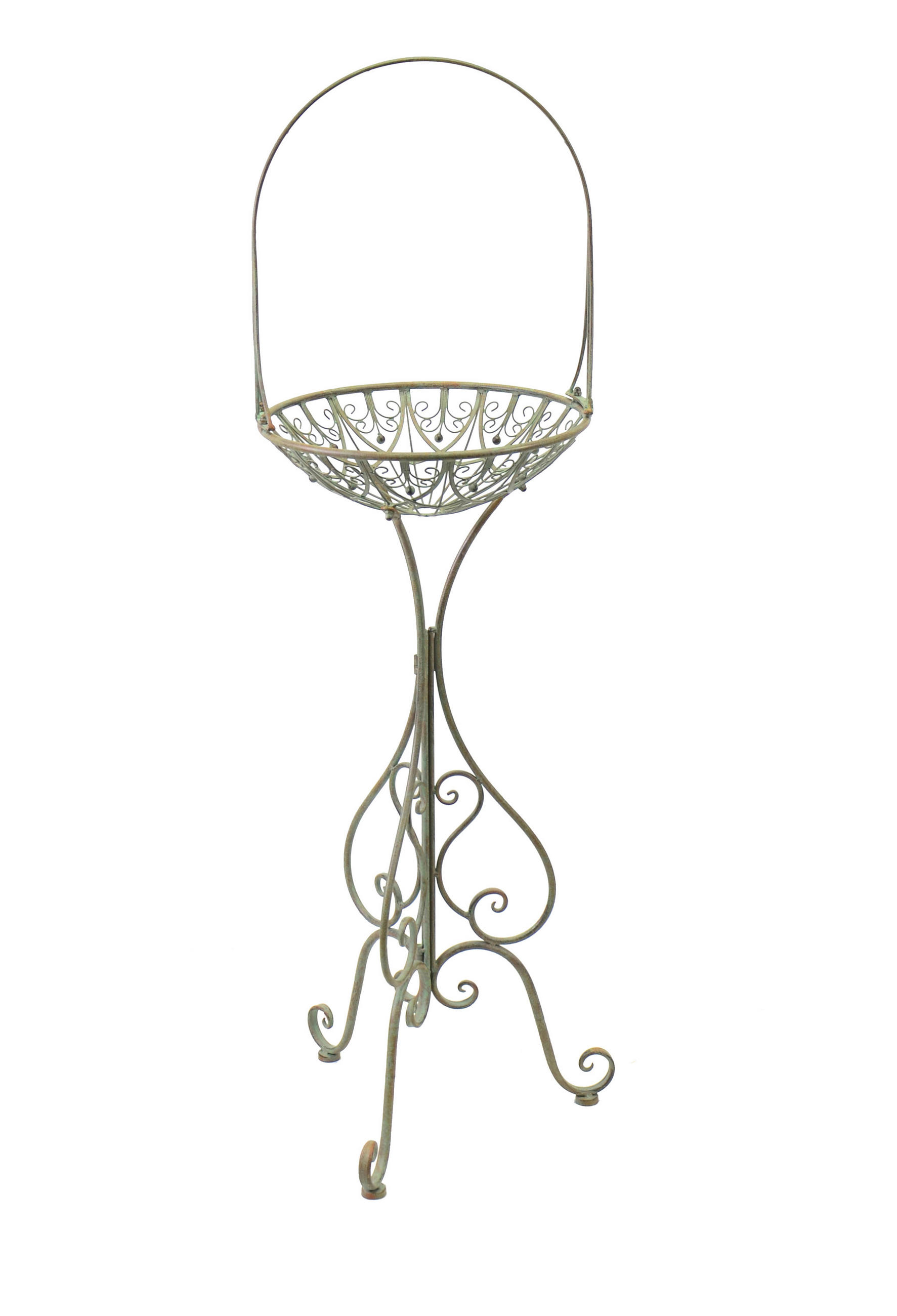 Suport Pentru Plante din metal,  40/137 cm  - maro/verde, Lifestyle, metal (40/137cm)