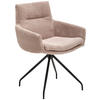 ARMLEHNSTUHL  in Cord  - Taupe/Schwarz, Design, Textil/Metall (61/85/64cm) - Musterring
