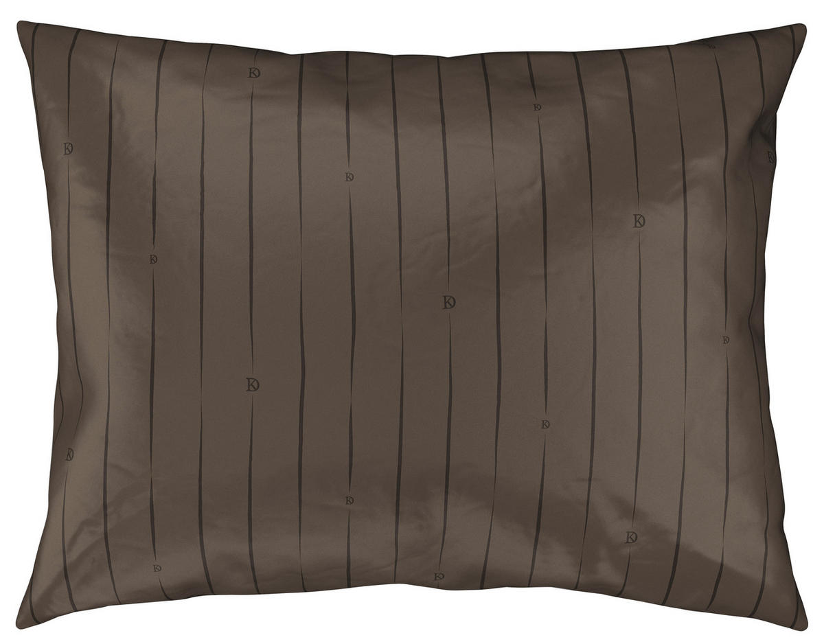 POSTELJINA SA DVA LICA STRIPES DK 140/200 cm saten braon  - braon, Osnovno, tekstil (140/200cm) - Dieter Knoll