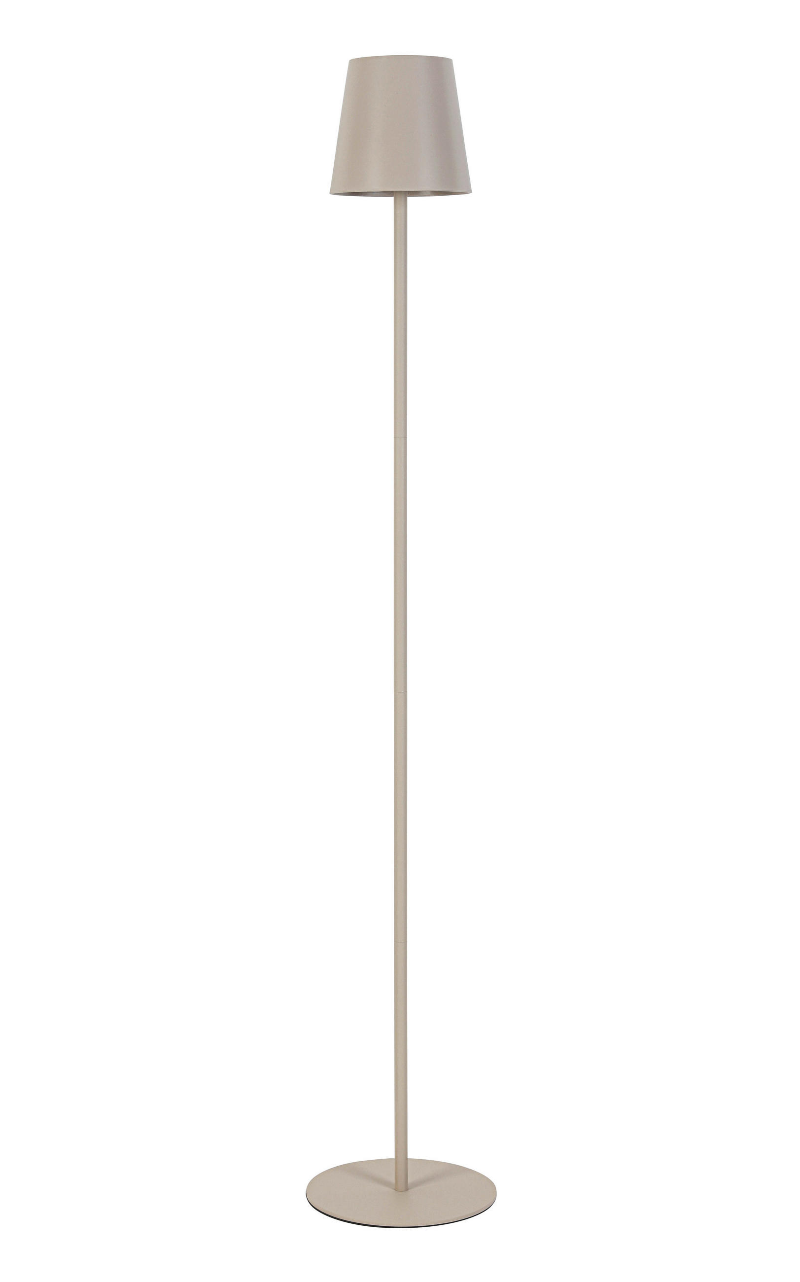 PORTABEL GOLVLAMPA Lauderdale 22/130 cm    - sandfärgad, Design, metall/plast (22/130cm) - Novel