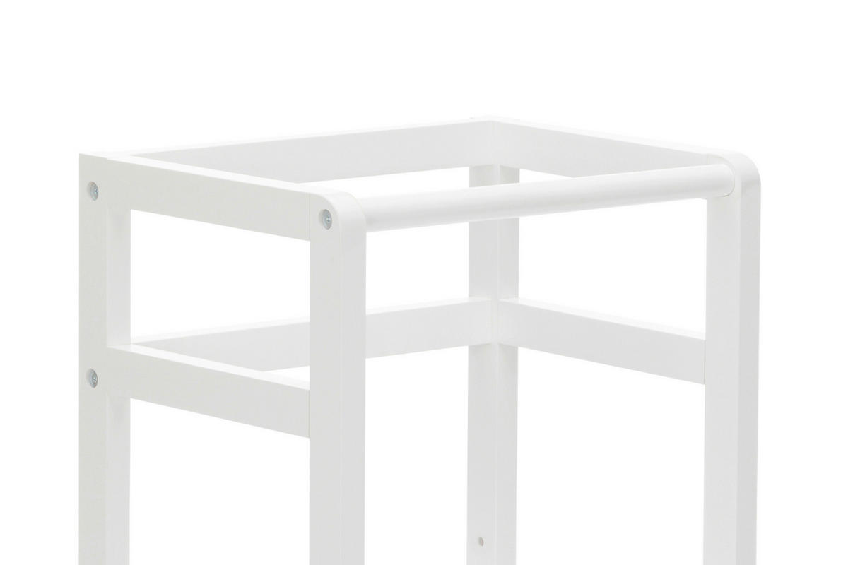 POMAGALČEK  VISTA  90/40/46 cm         bela  - bela, Basics, les (90/40/46cm)