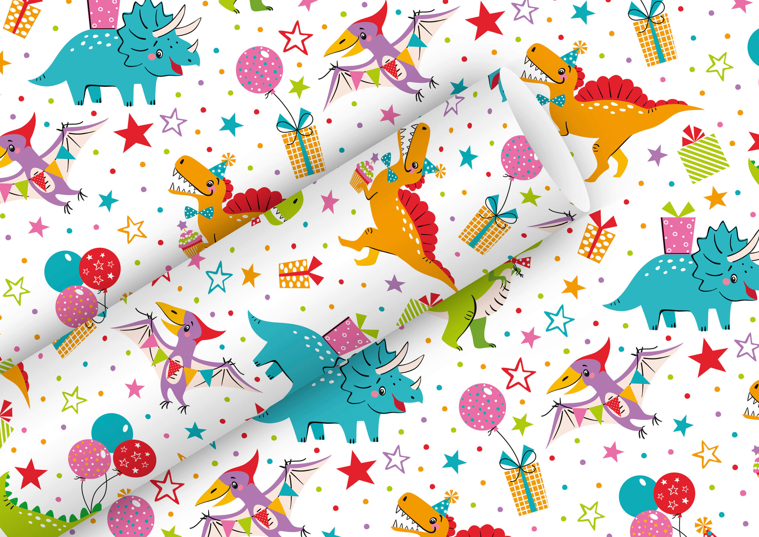 GESCHENKPAPIER  - Multicolor, Basics, Papier (5/70cm)