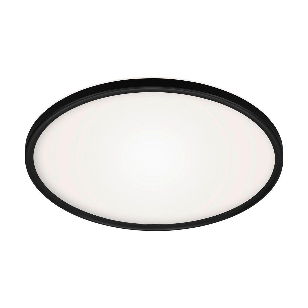 LED-PANEEL  - Schwarz, Design, Kunststoff (42/2,9cm)