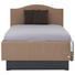 POLSTERBETT 120/200 cm - Braun, KONVENTIONELL, Textil (120/200cm) - Ruf