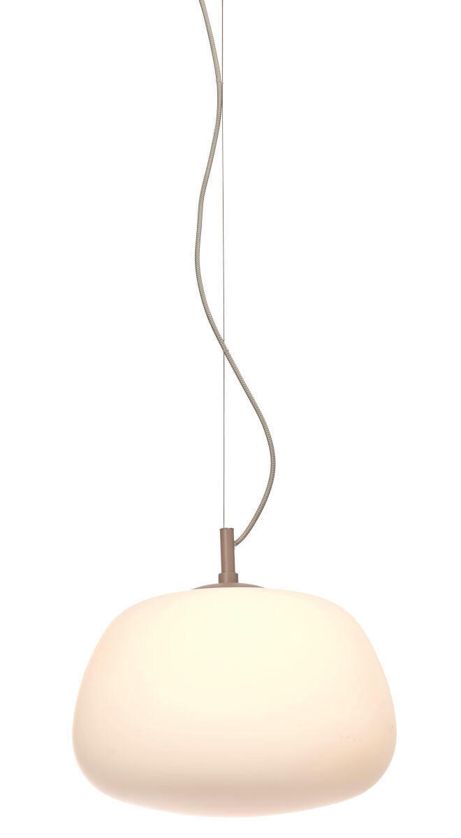 HÄNGLAMPA 34,2/30 cm  - vit/sandfärgad, Trend, glas (34,2/30cm) - It's about Romi