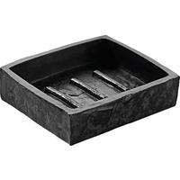 SZAPPANTARTÓ műanyag  - palaszürke, Basics, műanyag (10,4/2,5/7,7cm) - Wenko