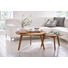 COUCHTISCH Wildeiche massiv rund - Design, Holz (70/70/41cm) - Linea Natura COUCHTISCH Wildeiche massiv rund - Design, Holz (70/70/41cm) - Linea Natura