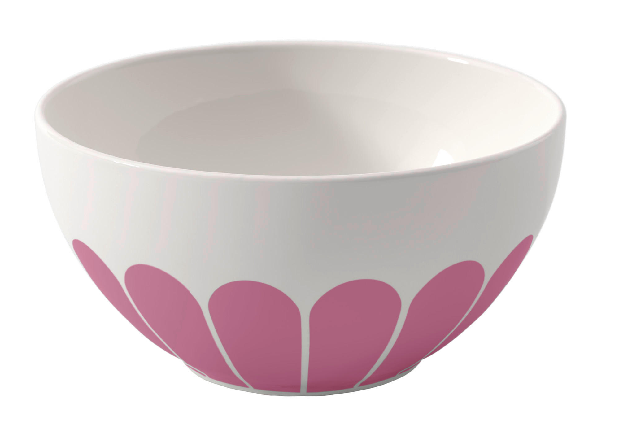 MÜSLISCHALE Fleur cassis  - Magenta/Weiß, MODERN, Keramik (14/7cm) - Villeroy & Boch