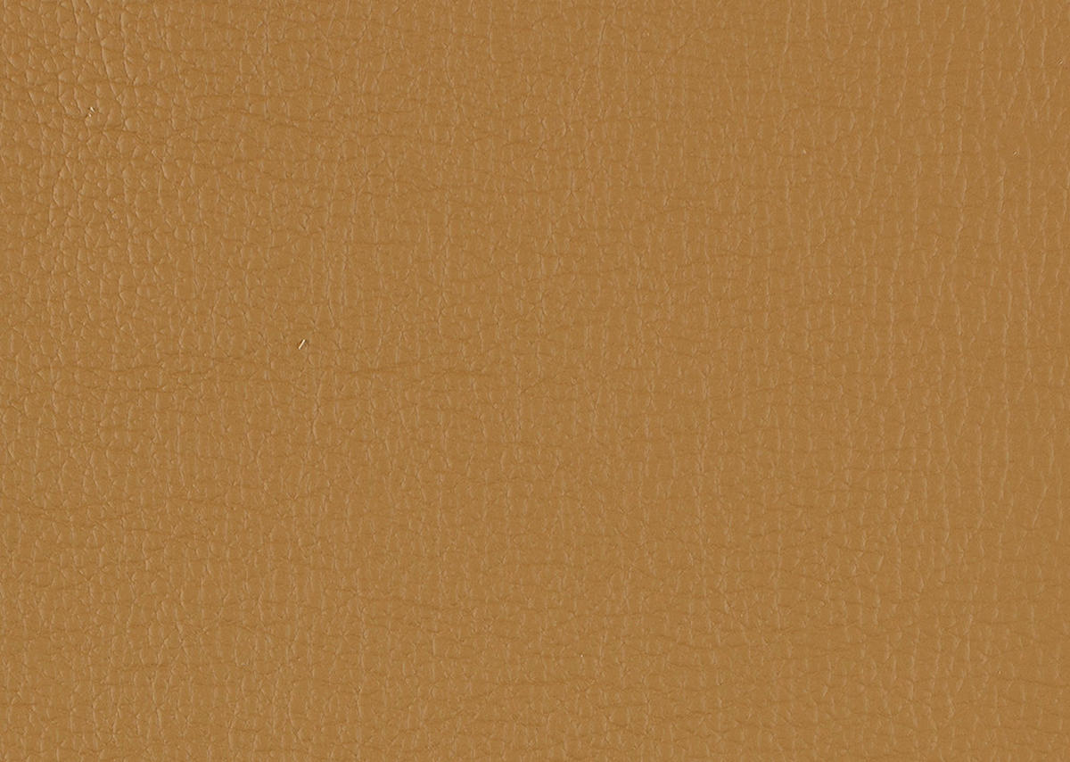 ECKSOFA in Echtleder Cognac  - Cognac/Alufarben, Design, Leder/Metall (239/271cm) - Cantus