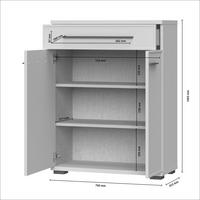 CIPELARNIK   pločasti materijal     - Moderno, pločasti materijal/plastika (76/101/36cm) - Voleo