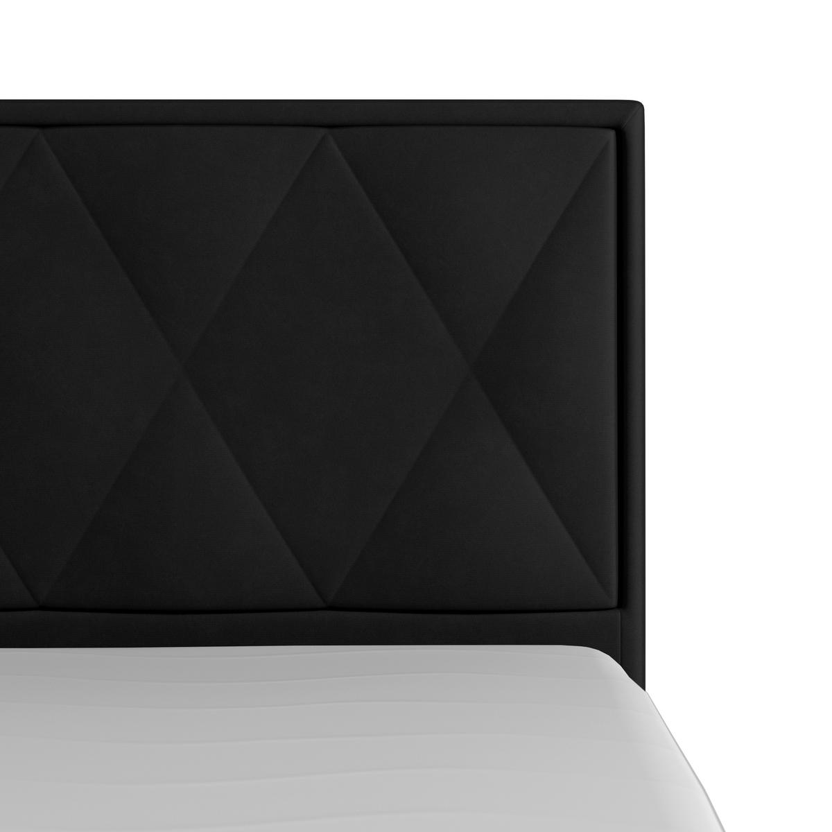 BOXSPRINGBETT 180/200 cm  in Schwarz  - Schwarz, MODERN, Holzwerkstoff/Kunststoff (180/200cm) - MID.YOU