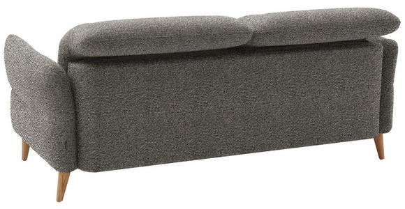 2-SITZER-SOFA in Webstoff Hellbraun - Hellbraun/Eiche Bianco, Design, Holz/Textil (192-220/85-106/98-112cm) - Dieter Knoll