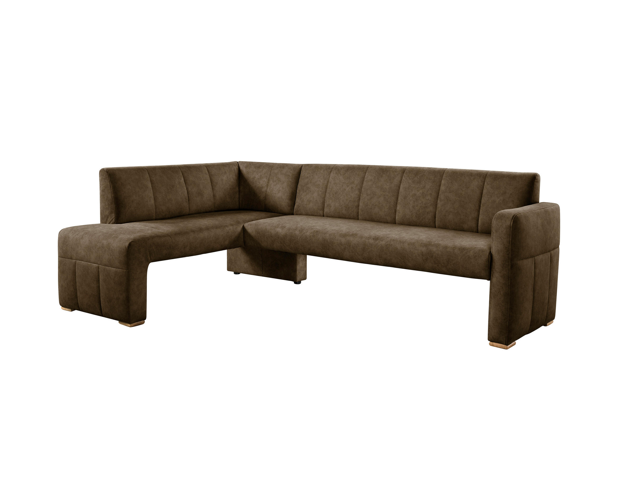 UGAONA KLUPA  braon   - braon, Moderno, drvo/tekstil (245/159cm) - Livetastic
