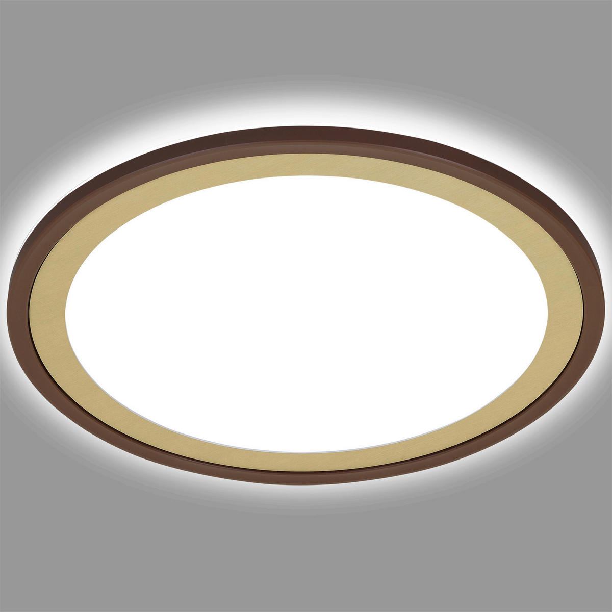 LED PLAFONJERA - braon, Osnovno, plastika (29,3/2,8cm)
