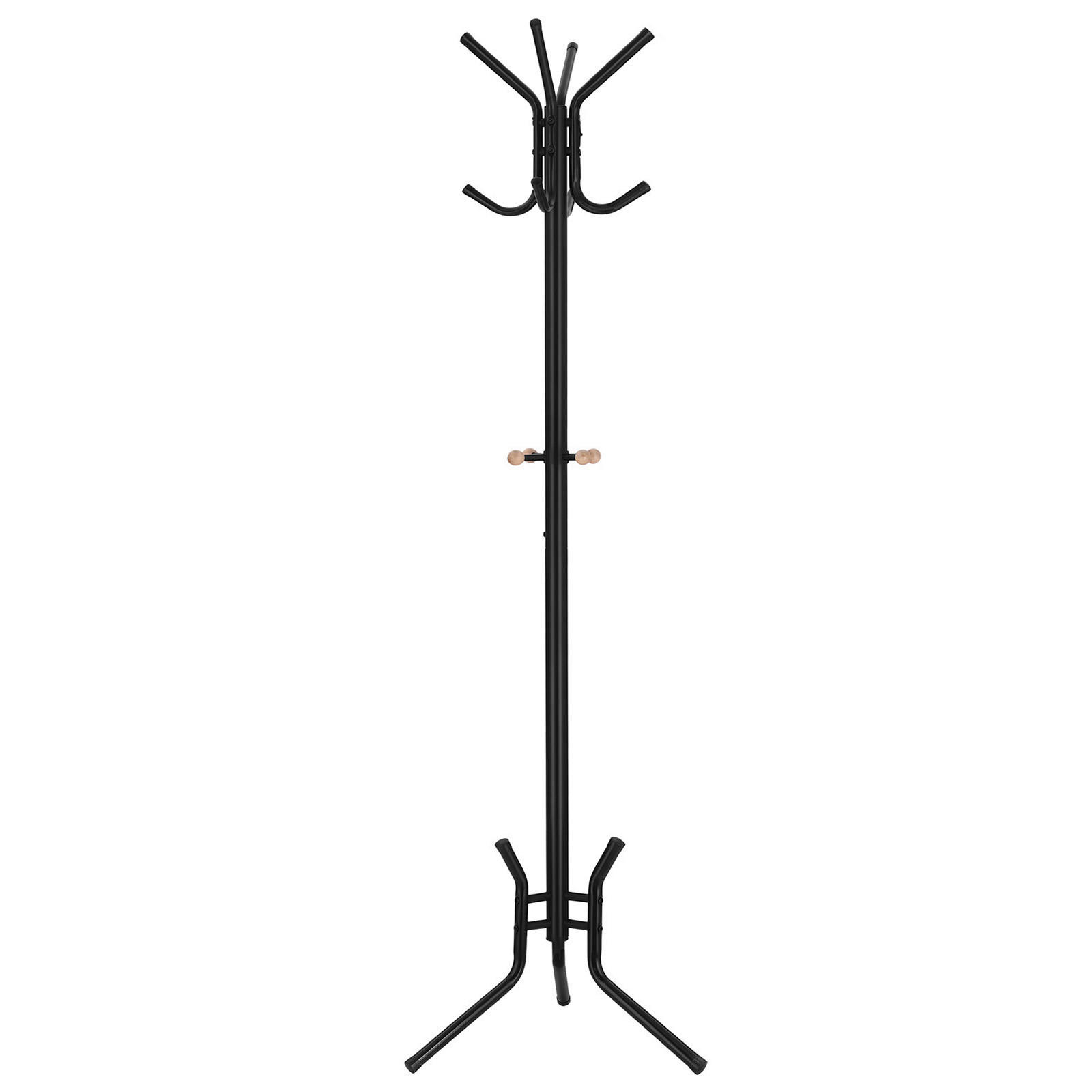 GARDEROBENSTÄNDER in Schwarz 49/176/49 cm   - Schwarz, Trend, Metall (49/176/49cm) - Boxxx