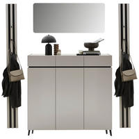 GARDEROBE 4-teilig  in 185/199/40 cm  - Kaschmir, Design, Holzwerkstoff (185/199/40cm) - Voleo