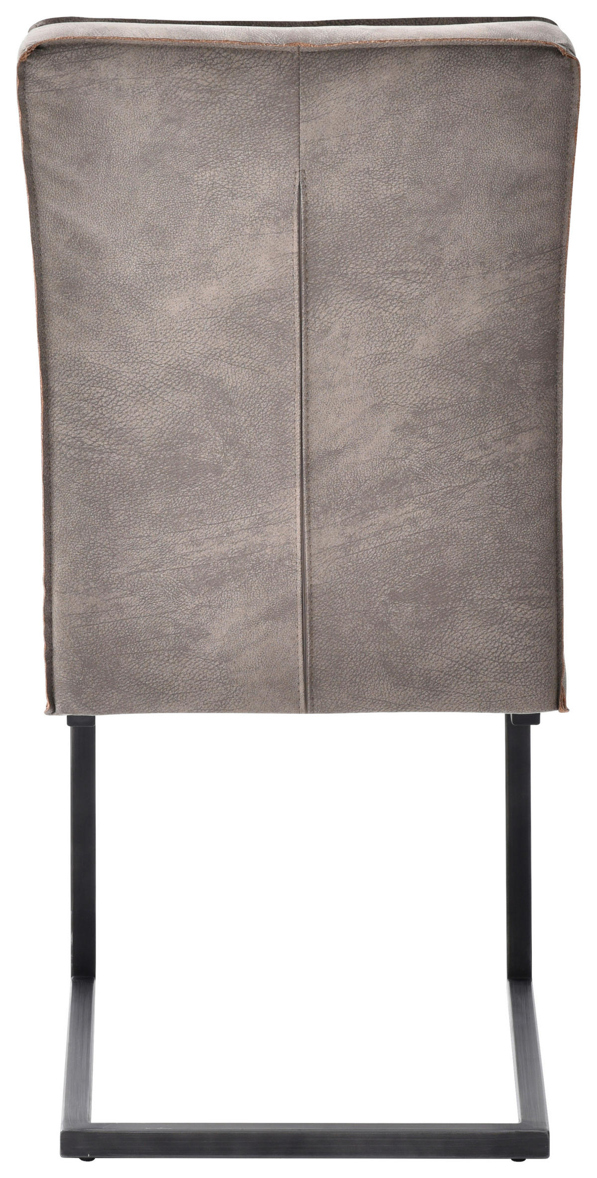Schwinstuhl Jonna  in Eisen  - Taupe/Schwarz, KONVENTIONELL, Textil/Metall (47/92/70cm)