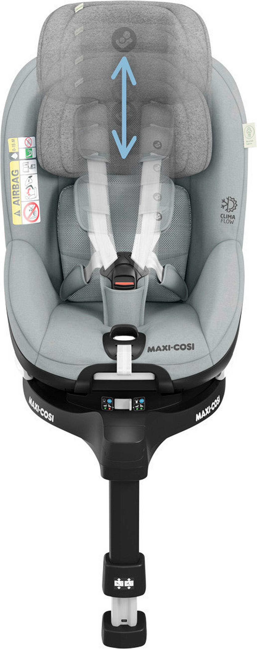 KINDERAUTOSITZ Mica Pro Eco Authentic Grey   - Basics, Kunststoff/Textil (44,2/64,8/68,3cm) - Maxi-Cosi