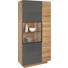 VITRINE in Wildeiche Braun, Eichefarben - Eichefarben/Braun, Natur, Glas/Holz (96/201,6/42,5cm) - Voglauer VITRINE in Wildeiche Braun, Eichefarben - Eichefarben/Braun, Natur, Glas/Holz (96/201,6/42,5cm) - Voglauer