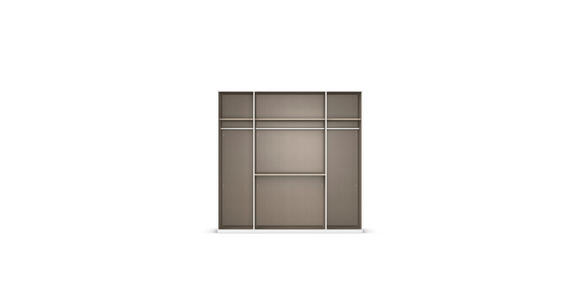 DREHTÜRENSCHRANK in Eichefarben - Eichefarben, Design, Holzwerkstoff/Kunststoff (201/197/60cm) - Novel