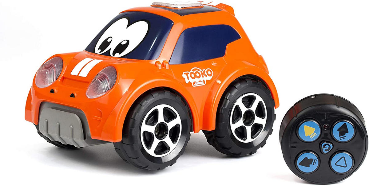 SPIELZEUGAUTO - Schwarz/Orange, Basics, Kunststoff (19/13/12,5cm)
