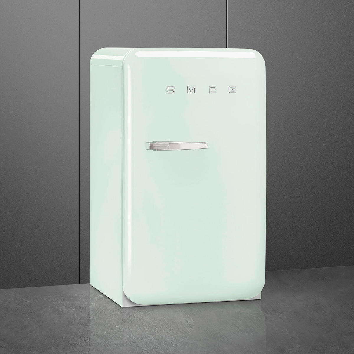 KÜHLSCHRANK 54.5/97.0/70.1 cm  - Pastellgrün, Trend, Metall (54.5/97.0/70.1cm) - SMEG