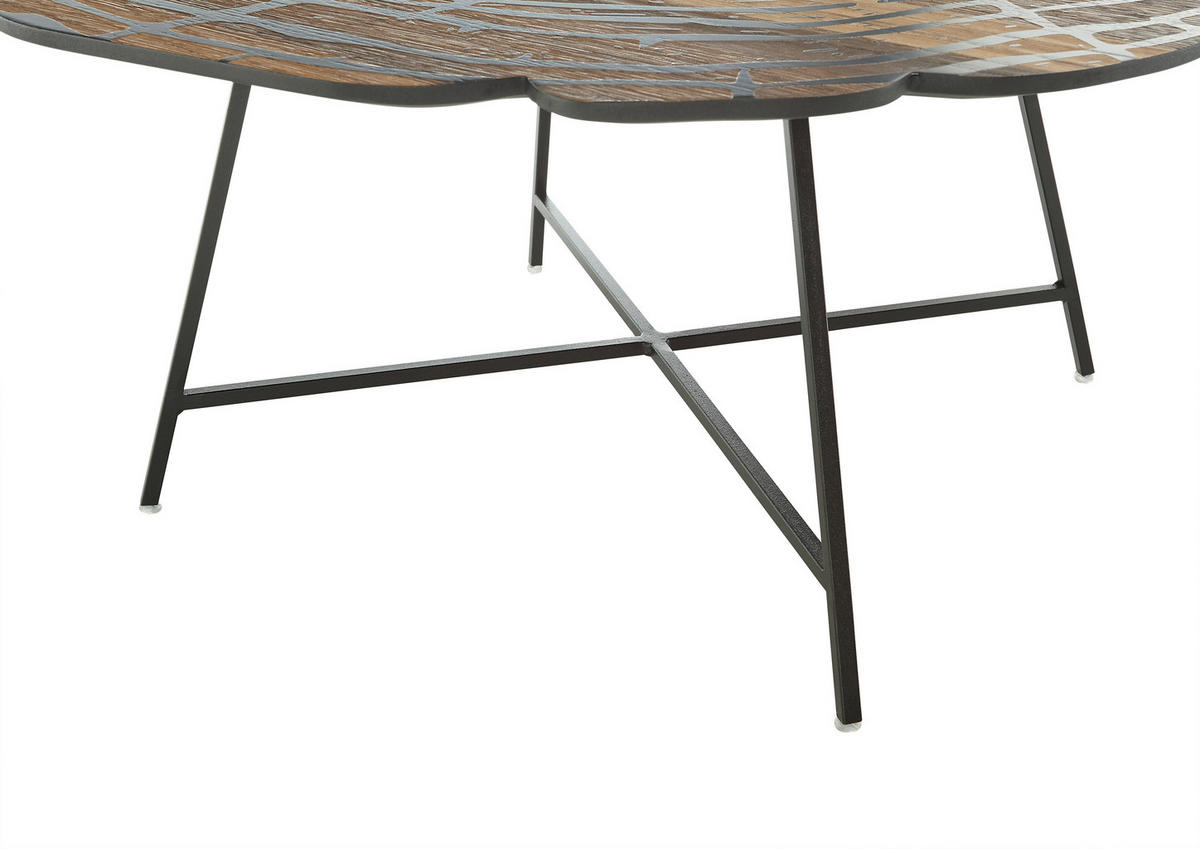 COUCHTISCH in Holzwerkstoff, Metall  - Schwarz, LIFESTYLE, Holzwerkstoff/Metall (70/40cm) - MID.YOU