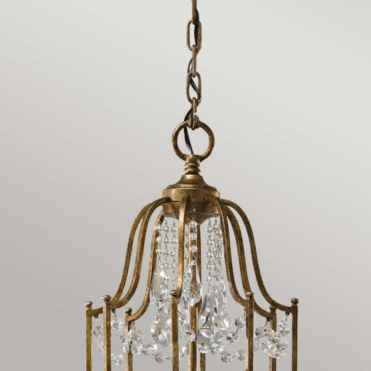 LUSTER  92.6/125.2 cm      FE-Valentina  - brončane boje, Natur, staklo/metal (92.6/125.2cm)