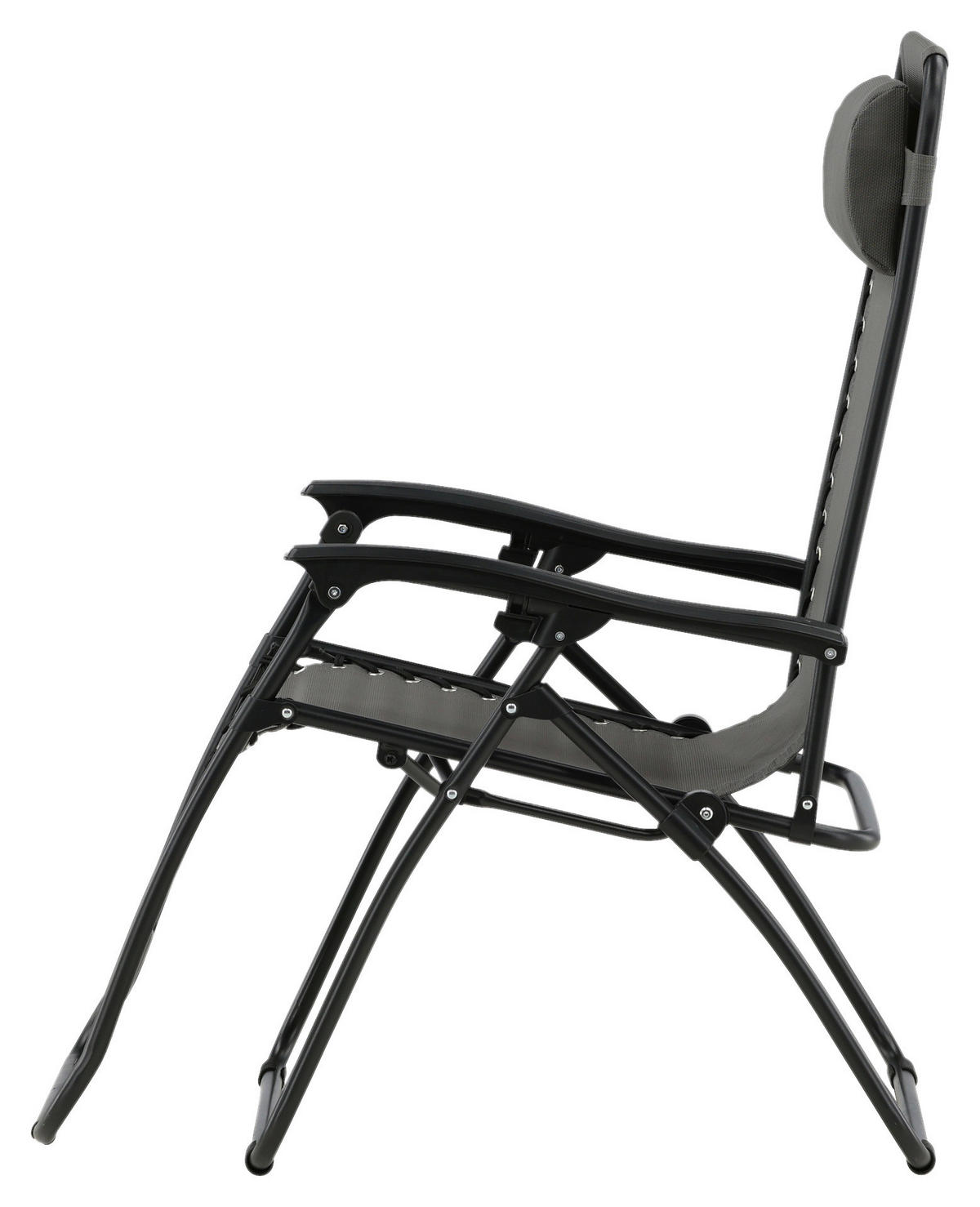 GARTEN-RELAXSESSEL 68/112/90 cm  - Grau, KONVENTIONELL, Kunststoff/Textil (68/112/90cm) - Gardenson