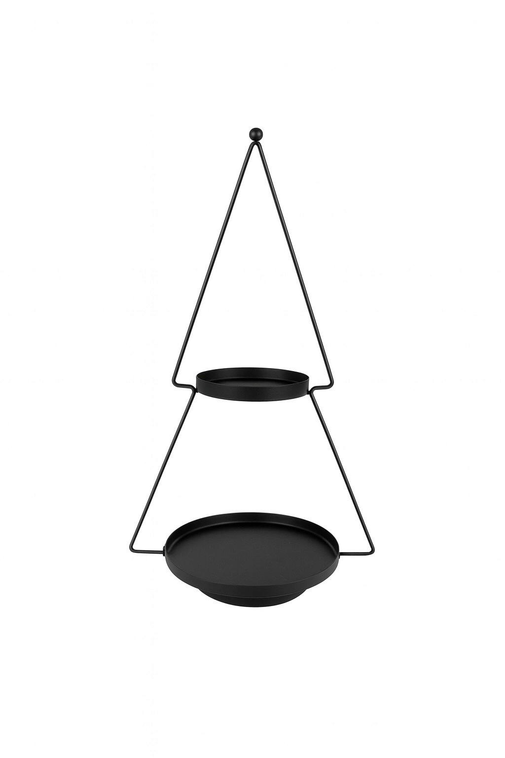 DEKOBAUM - Schwarz, LIFESTYLE, Metall (62/118/40cm)