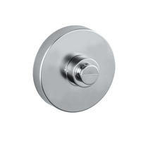 MONTAGEPLATTEN - Silberfarben, Design, Metall (6cm) - Wenko