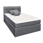 BOXSPRINGBETT 120/200 cm  in Anthrazit  - Anthrazit/Schwarz, Design, Holzwerkstoff/Kunststoff (120/200cm) - Xora