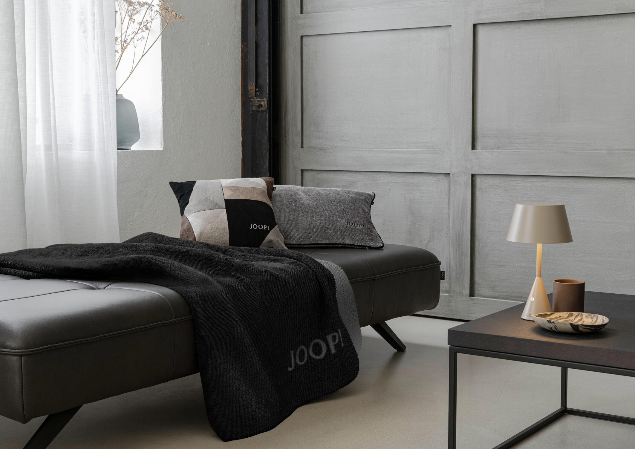 POTAH NA POLŠTÁŘ  40/60 cm - černá/světle šedá, Trend, textil (40/60cm) - Joop!