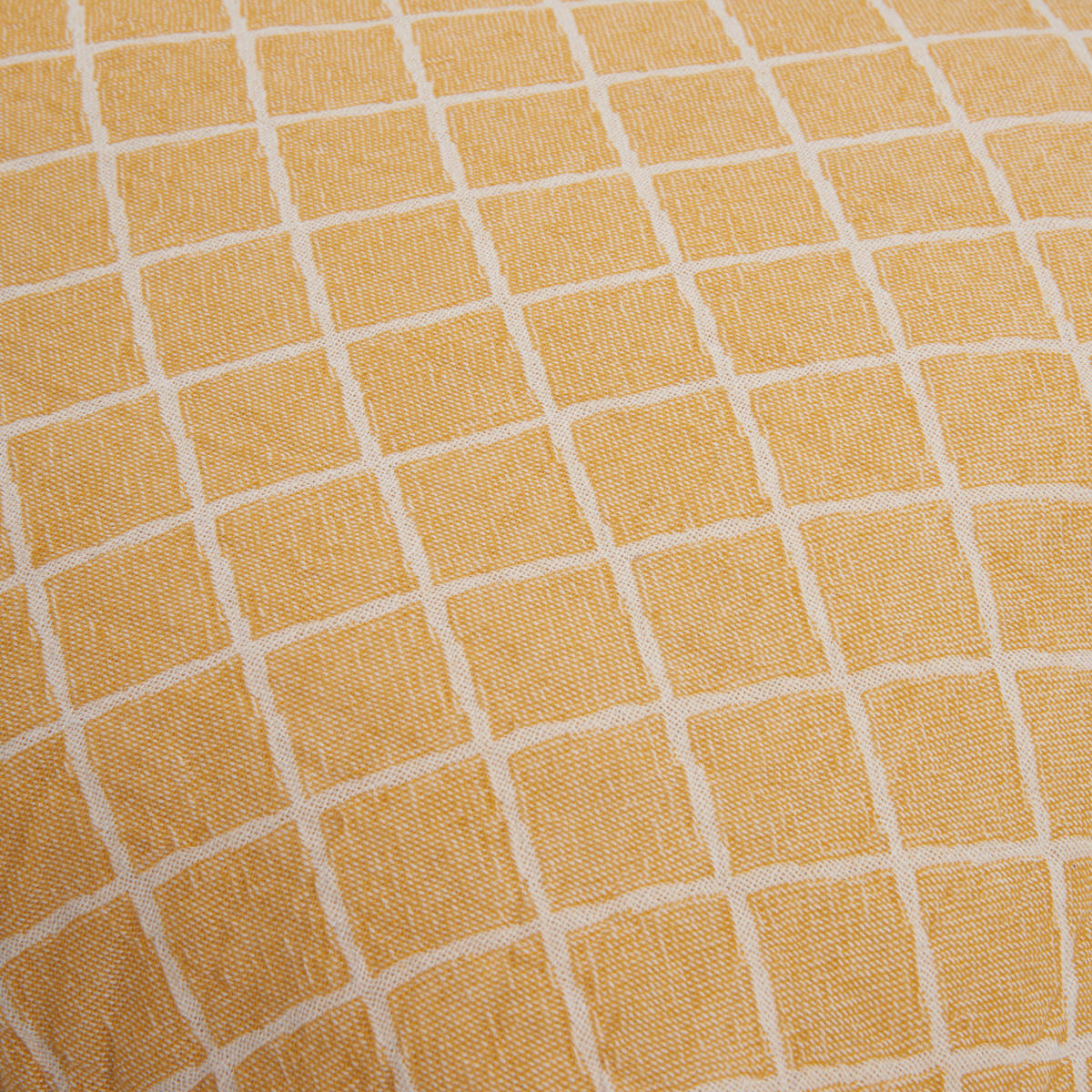 POŤAH NA VANKÚŠ  50/50 cm - žltá/prírodná farba, Konventionell, textil (50/50cm) - Ambiente