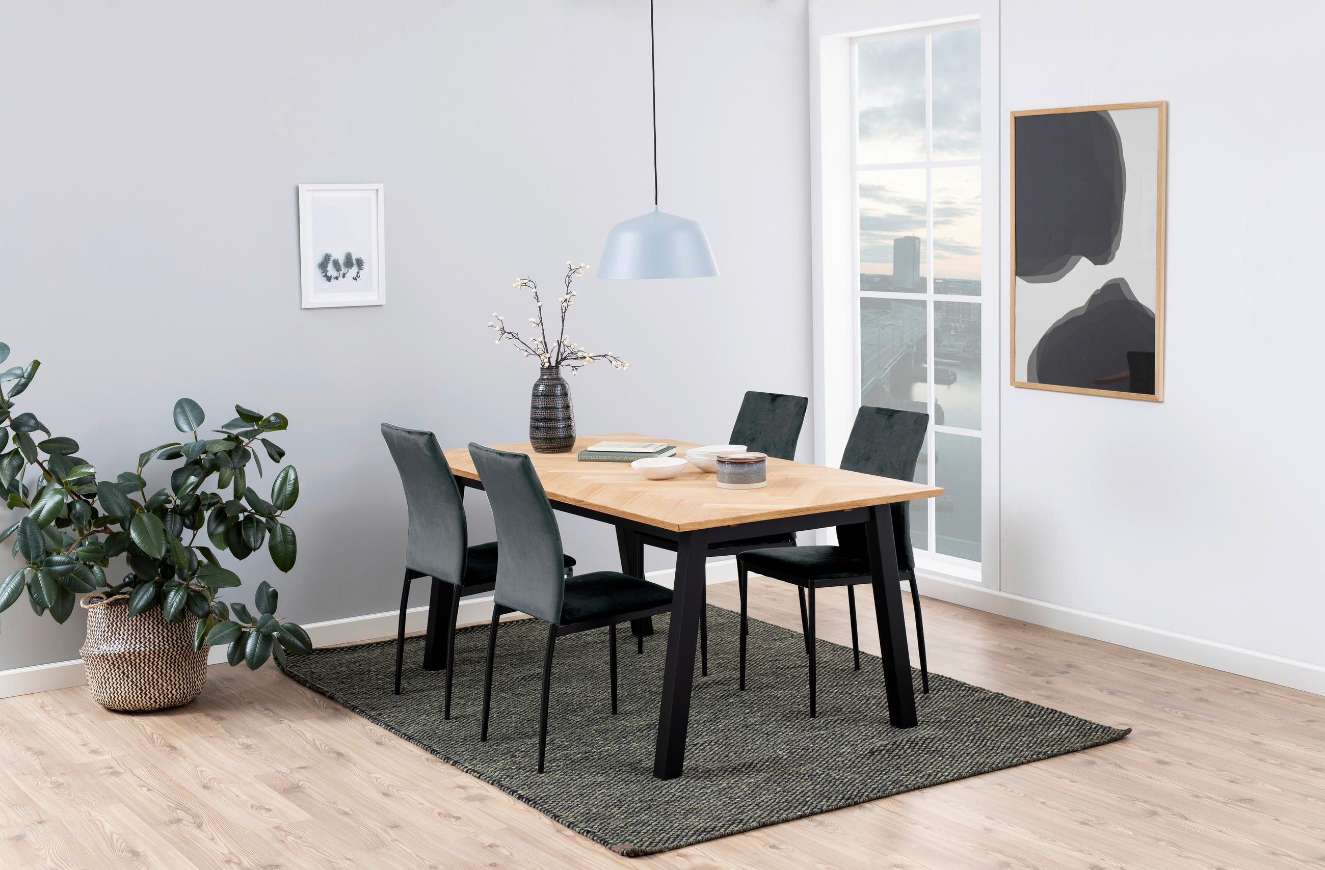 STUHL Mikrofaser Schwarz, Dunkelgrau  - Dunkelgrau/Schwarz, KONVENTIONELL, Textil/Metall (43,5/92/53cm) - MID.YOU