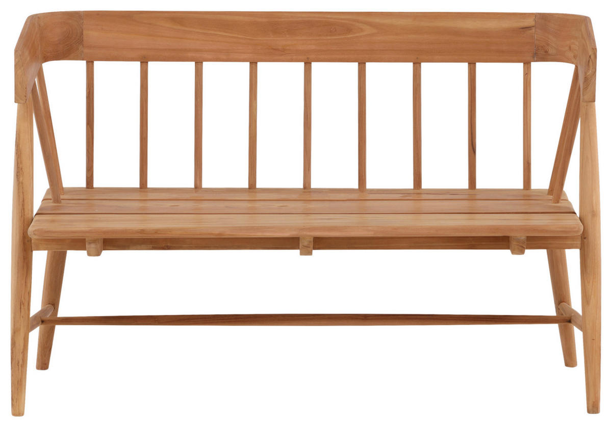 GARTENBANK 58/85/132 cm Teakholz   - Teakfarben, KONVENTIONELL, Holz (58/85/132cm) - Gardenson