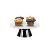 TORTENPLATTE - Schwarz, Basics, Stein/Metall (30cm) - Echtwerk