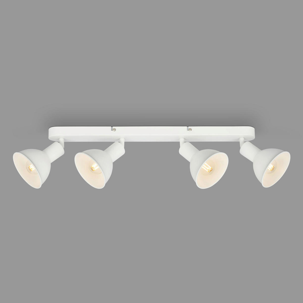 HLAVICA LED BODOVÉHO SVIETIDL, 55/11 cm  - biela, Design, kov (55/11cm)