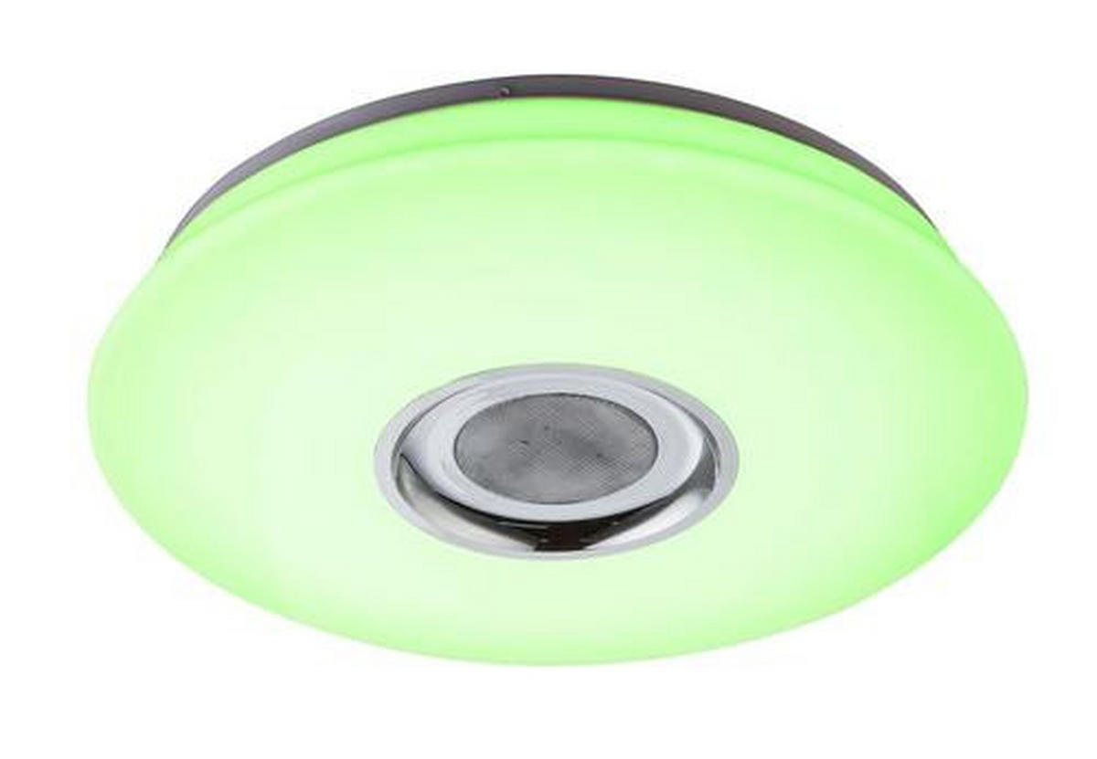 STROPNA LED-SVETILKA  Nicole //2700-6500 K/230 V/ - bela, Basics, umetna masa (40/7cm) - Globo