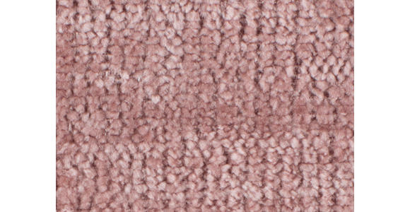 ECKSOFA in Chenille Altrosa  - Schwarz/Altrosa, MODERN, Textil/Metall (182/290cm) - Hom`in
