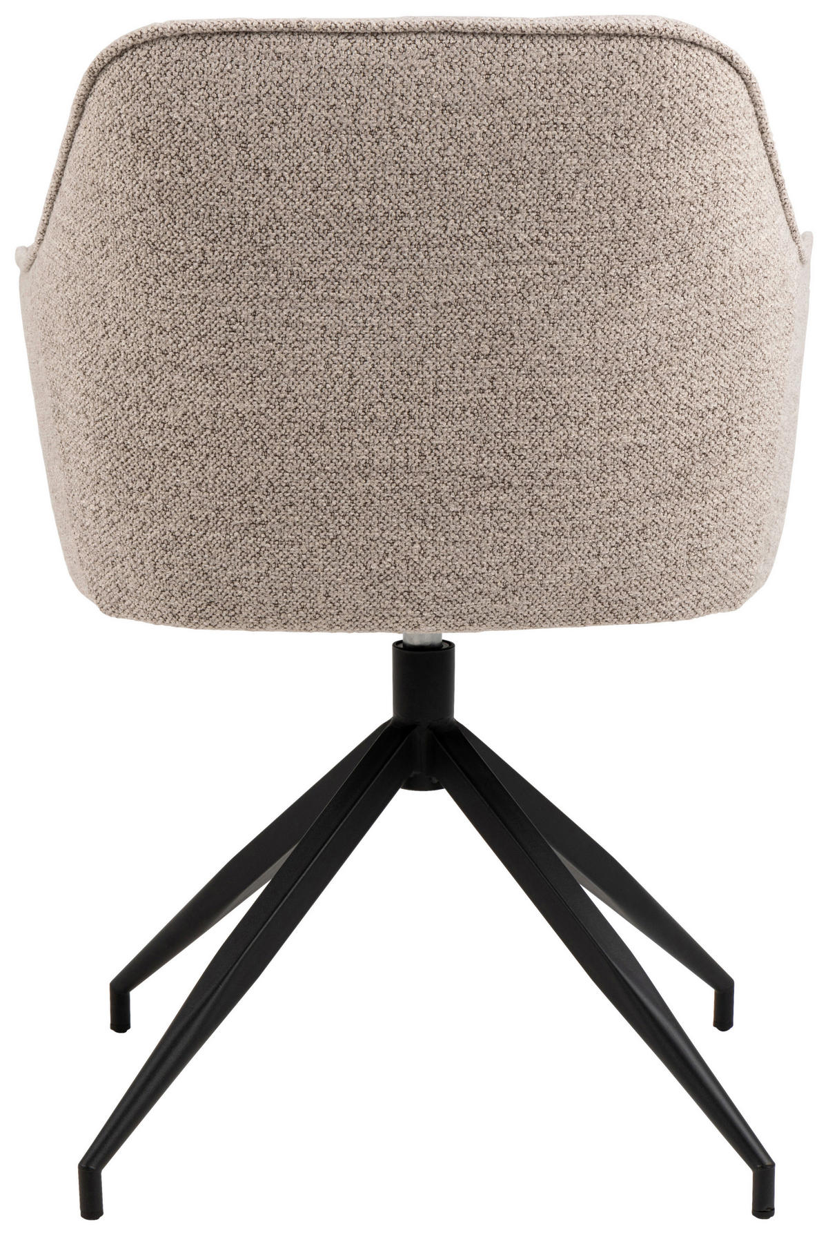 ŽIDLE S PODRUČKAMI, tkaná látka, béžová - černá/béžová, Design, kov/textil (57/82/54,5cm) - MID.YOU