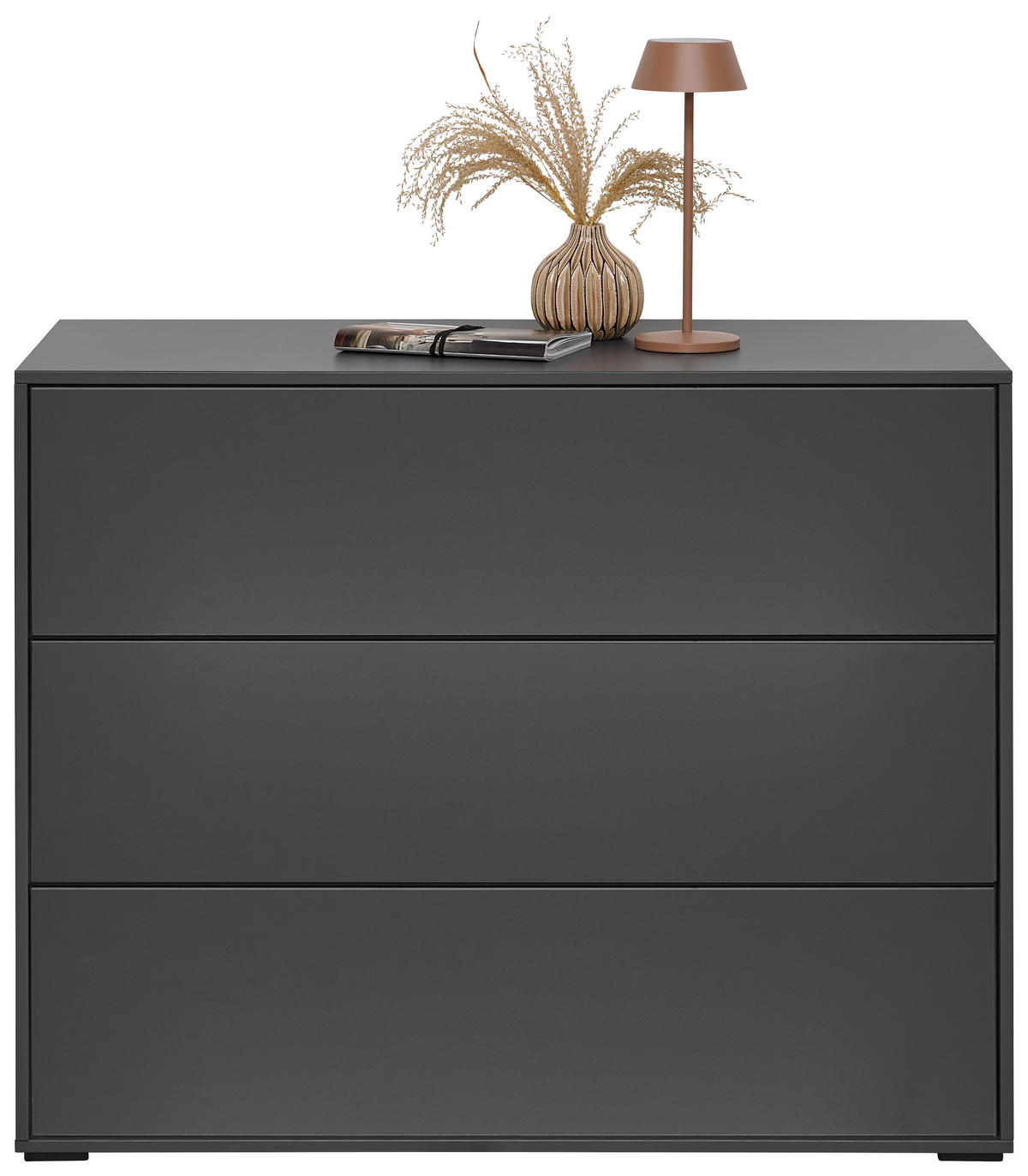 REGALELEMENT  90,9/72,6/40 cm Graphitfarben  - Graphitfarben, Design, Holzwerkstoff (90,9/72,6/40cm) - home24