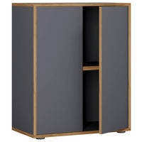 AKTENSCHRANK 60/74/33 cm  - Honigeiche/Anthrazit, Design, Holzwerkstoff (60/74/33cm) - MID.YOU