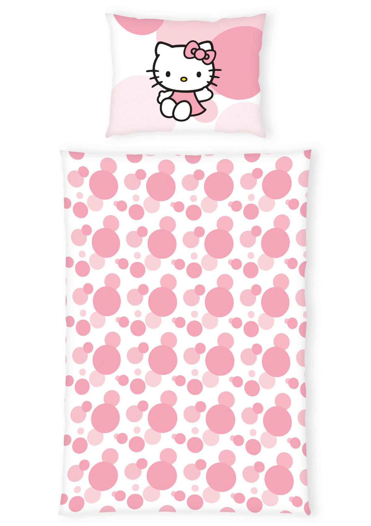 BETTWÄSCHE Hello Kitty Bettwäsche Renforcé 140/200 cm  - Multicolor, Basics, Textil (140/200cm) - Herding
