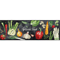 PREDPRAŽNIK  Natural Food     60/180 cm    potiskano  večbarvno  - večbarvno, Trend, umetna masa/tekstil (60/180cm) - wash+dry